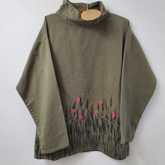 NWT Levi's Vintage Clothing Fisherman Smock Hand-Drawn Camo - Picture 15 of 16